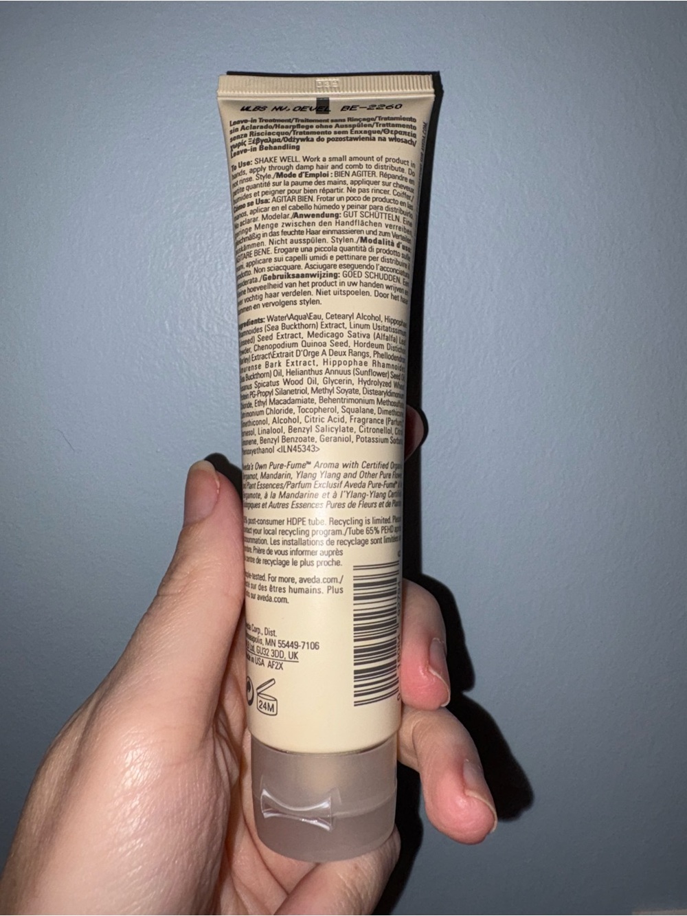 AVEDA Damage Remedy Daily Hair Repair - beige and dark brown - Picture 2 of 2